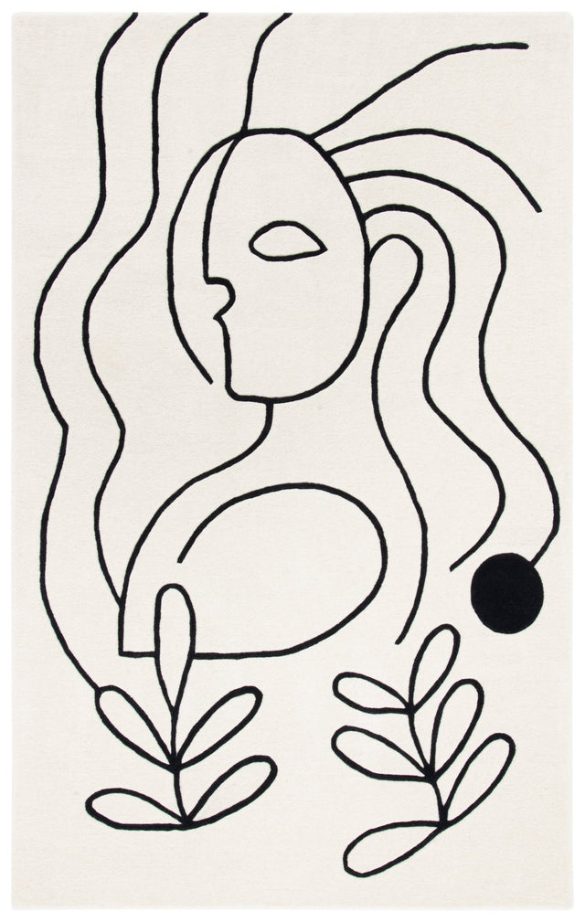 Safavieh Fifth Avenue Ftv111A Ivory/Black Rug - Safavieh - ftv111a - 2