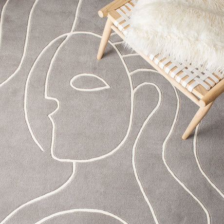 Safavieh Fifth Avenue Ftv111F Grey/Ivory Rug - Safavieh - ftv111f - 2