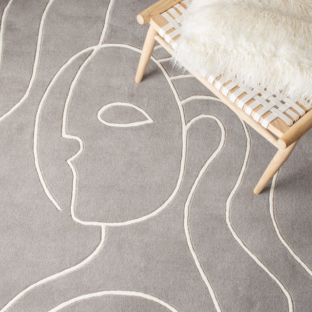 Safavieh Fifth Avenue Ftv111F Grey/Ivory Rug - Safavieh - ftv111f - 2