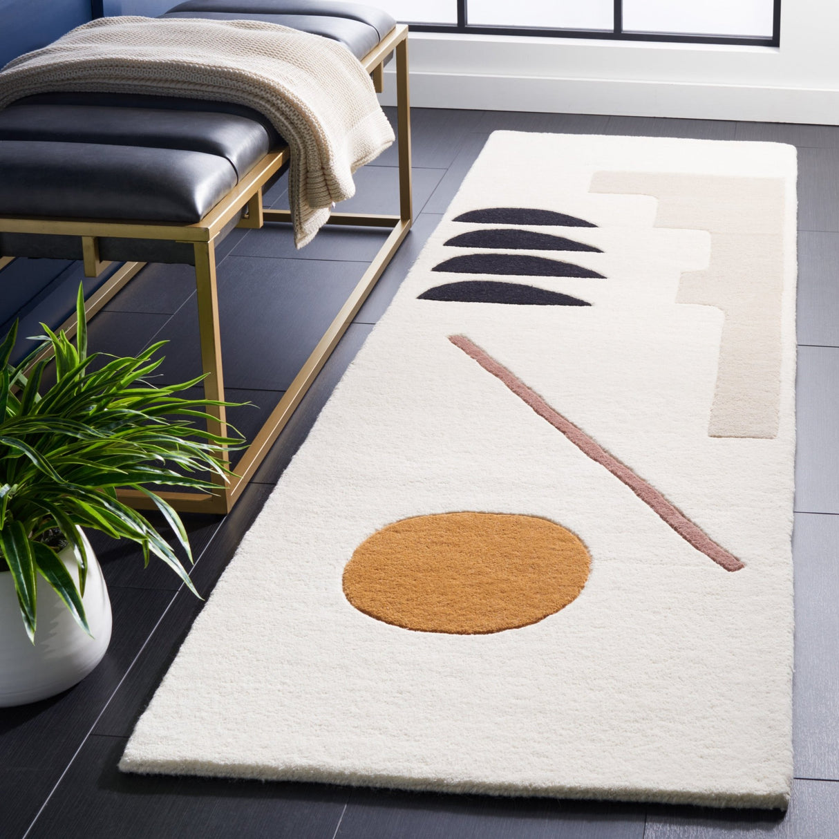 Safavieh Fifth Avenue Ftv115A Ivory/Brown Rug - Safavieh - ftv115a - 2