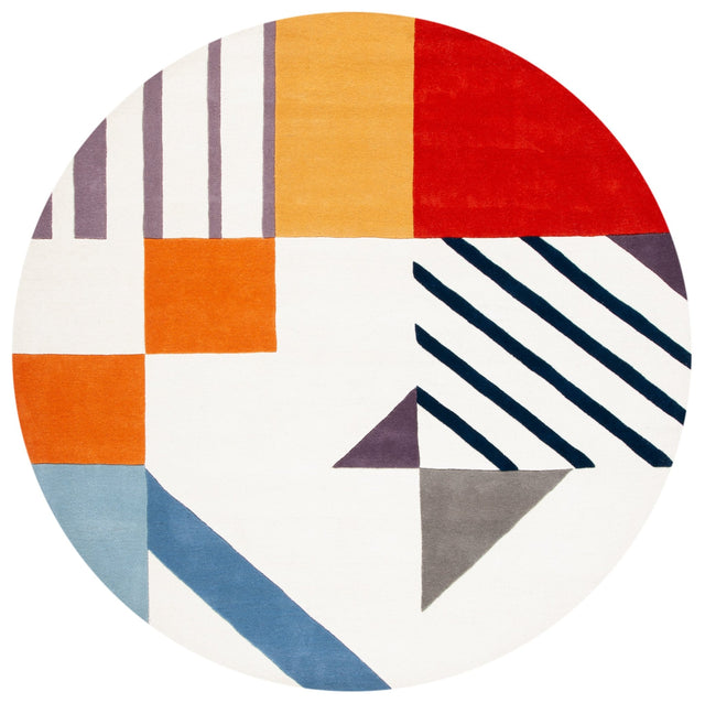 Safavieh Fifth Avenue Ftv120A Ivory/Multi Rug - Safavieh - ftv120a - 3r