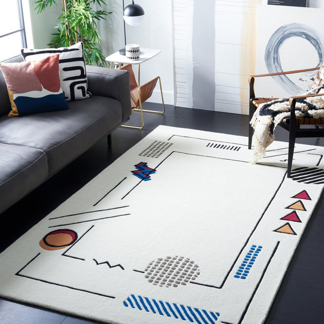 Safavieh Fifth Avenue Ftv125A Ivory/Blue Rug - Safavieh - ftv125a - 3