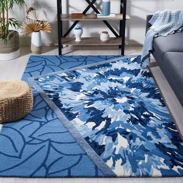 Safavieh Fifth Avenue Ftv127M Blue/Ivory Rug - Safavieh - ftv127m - 4
