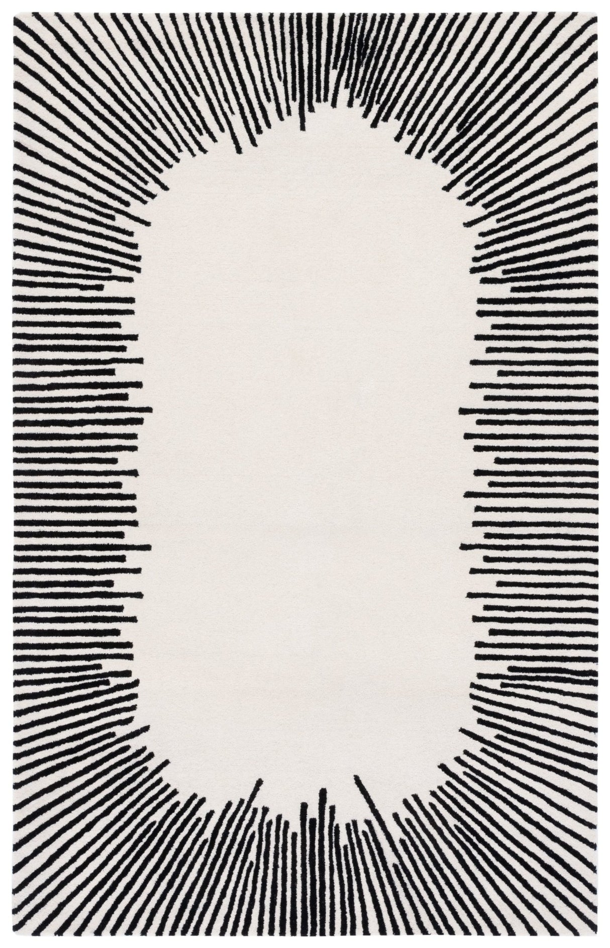 Safavieh Fifth Avenue Ftv129A Ivory/Black Rug - Safavieh - ftv129a - 3