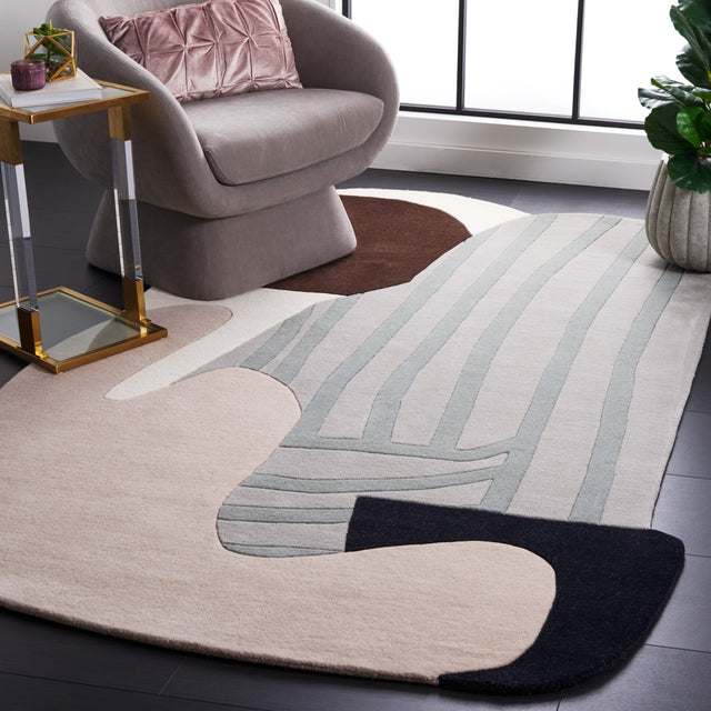 Safavieh Fifth Avenue Ftv145T Ivory/Brown Rug - Safavieh - ftv145t - 5
