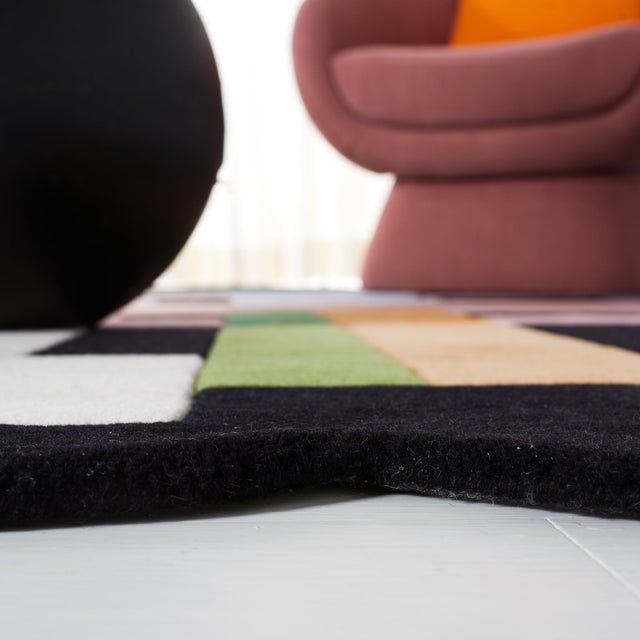 Safavieh Fifth Avenue Ftv147Z Black/Pink Rug - Safavieh - ftv147z - 5