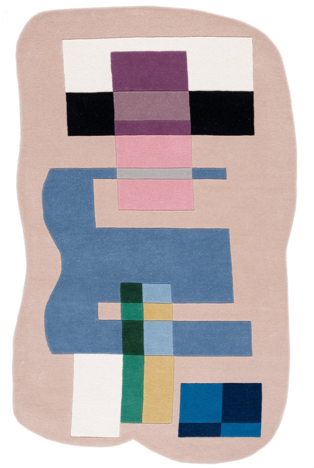 Safavieh Fifth Avenue Ftv148B Beige/Blue Rug - Safavieh - ftv148b - 5