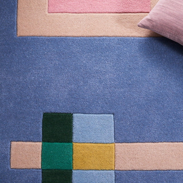 Safavieh Fifth Avenue Ftv148B Beige/Blue Rug - Safavieh - ftv148b - 5