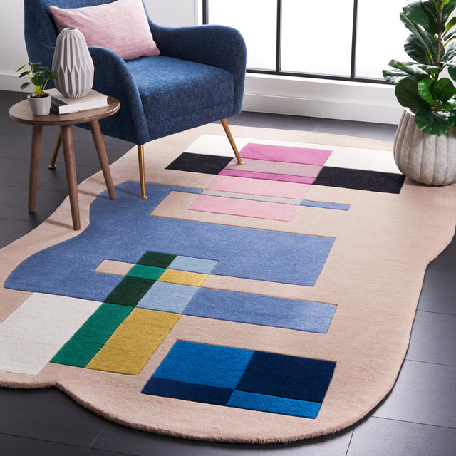 Safavieh Fifth Avenue Ftv148B Beige/Blue Rug - Safavieh - ftv148b - 5