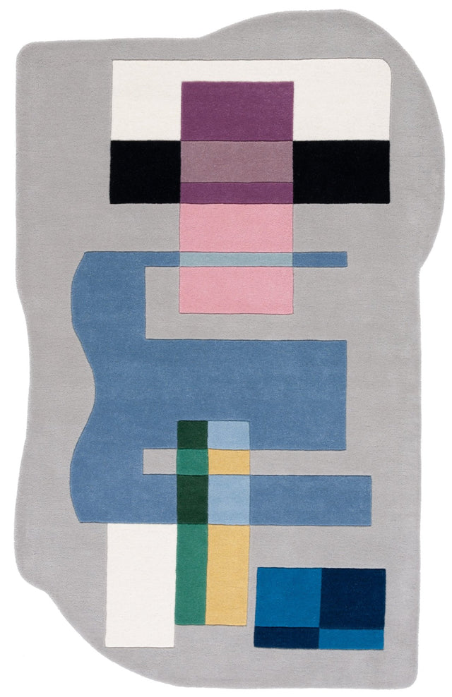 Safavieh Fifth Avenue Ftv148F Grey/Blue Rug - Safavieh - ftv148f - 5