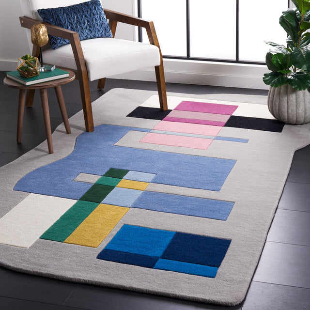Safavieh Fifth Avenue Ftv148F Grey/Blue Rug - Safavieh - ftv148f - 5