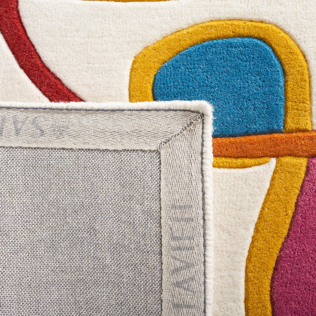 Safavieh Fifth Avenue Ftv149Q Ivory/Red Rug - Safavieh - ftv149q - 5