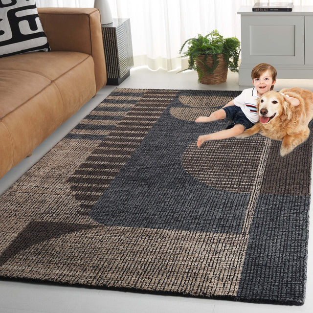 Safavieh Fifth Avenue Ftv401B Beige/Grey Rug - Safavieh - ftv401b - 5