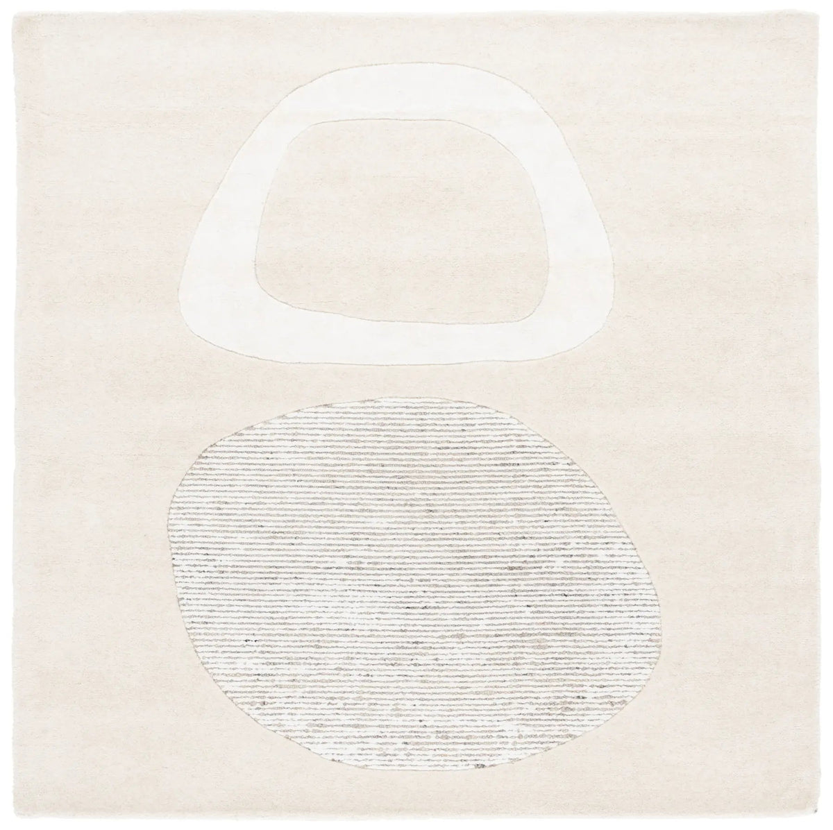 Safavieh Fifth Avenue 6'-0" x 6'-0" Rug in Ivory / Grey