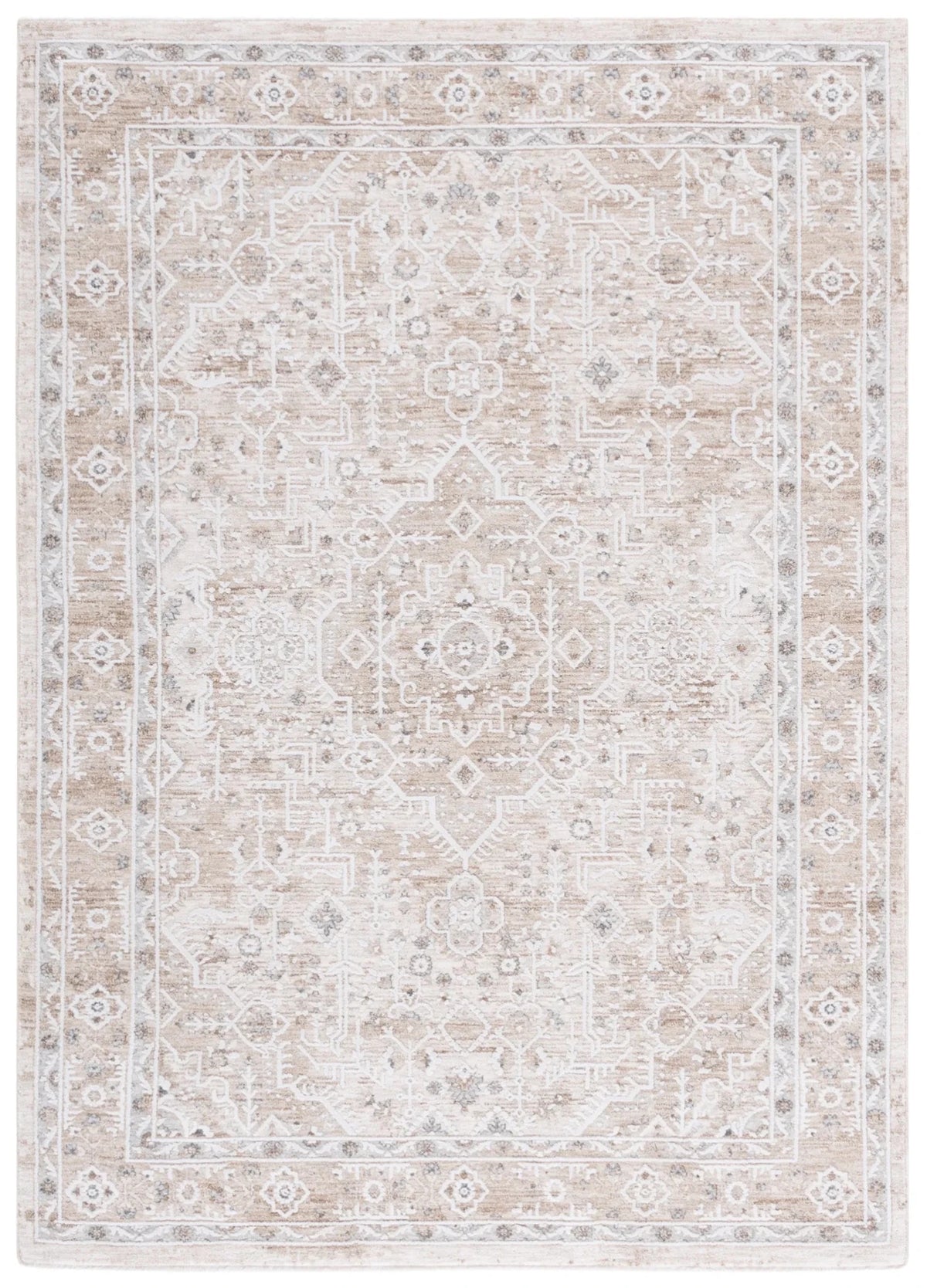 Safavieh Finley 4'-0" x 6'-0" Rug in Beige / Ivory