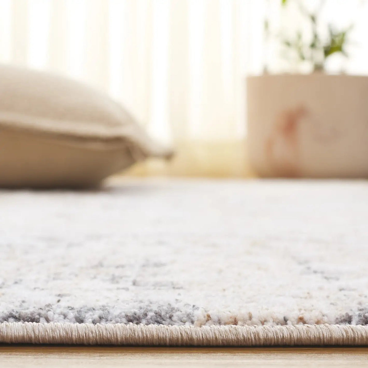 Safavieh Finley 4'-0" x 6'-0" Rug in Beige / Grey
