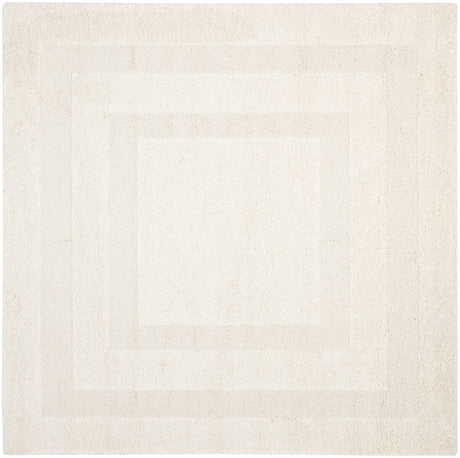 Safavieh Florida Shag Sg454 - 1111 Creme / Creme Rugs - Safavieh - sg454 - 1111 - 4sq