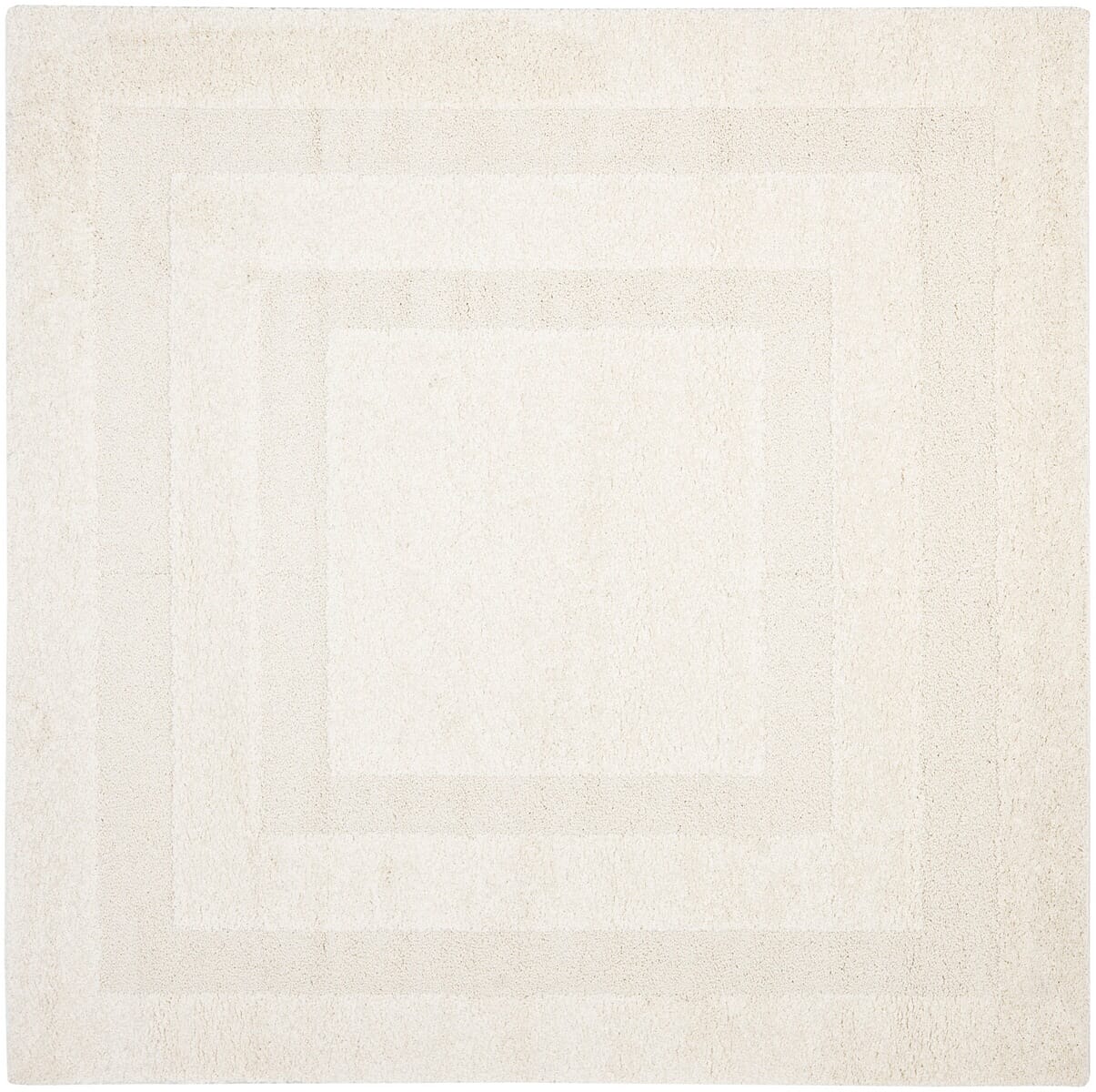 Safavieh Florida Shag Sg454 - 1111 Creme / Creme Rugs - Safavieh - sg454 - 1111 - 4sq