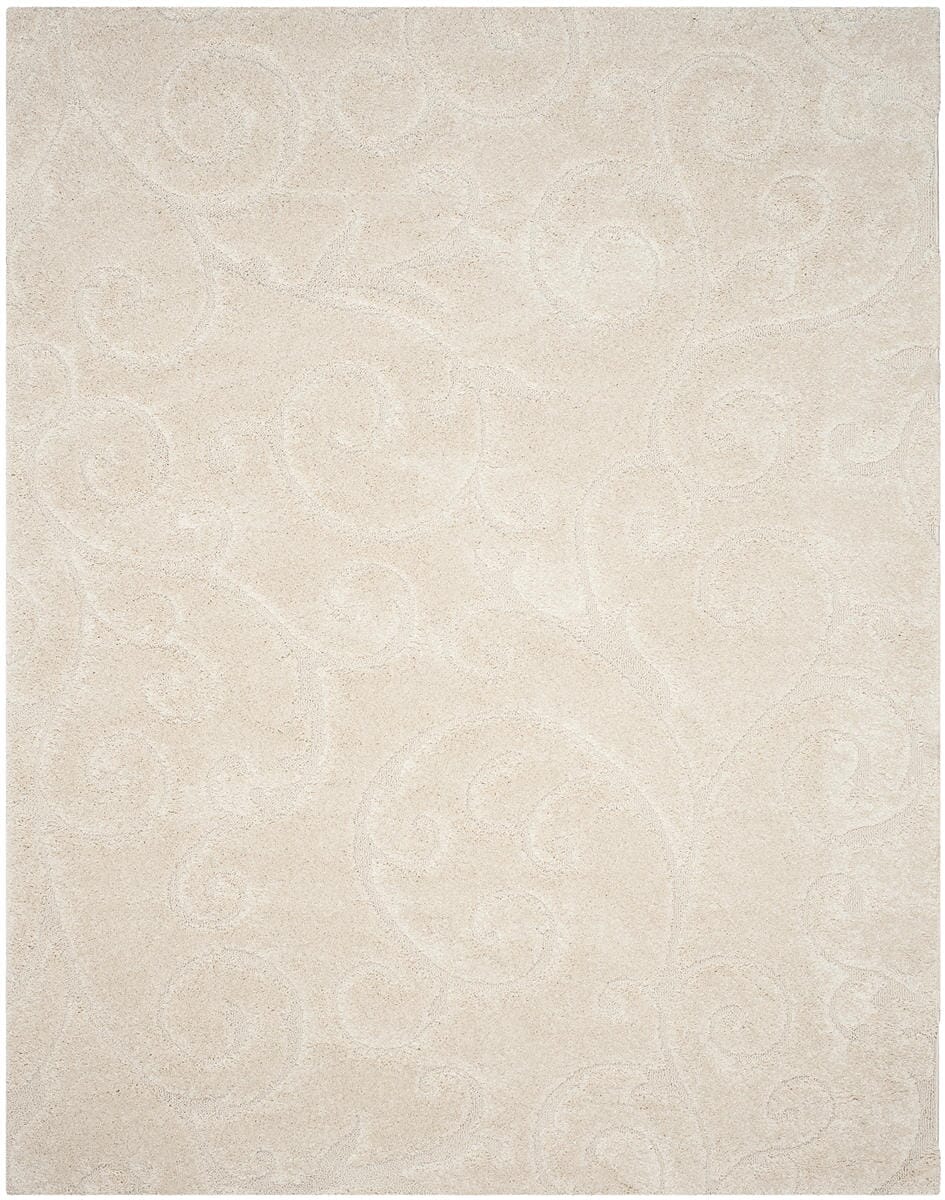 Safavieh Florida Shag Sg455 - 1111 Creme / Creme Rugs - Safavieh - sg455 - 1111 - 7r