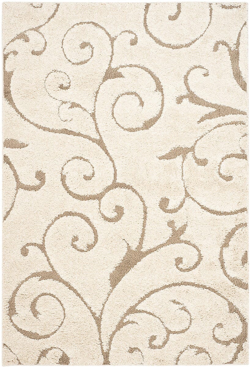 Safavieh Florida Shag Sg455 - 1113 Cream / Beige Rugs - Safavieh - sg455 - 1113 - 24