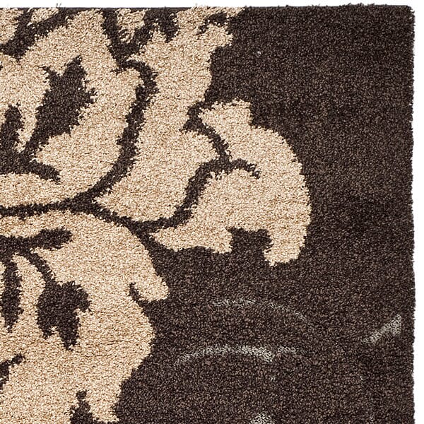 Safavieh Florida Shag Sg458 - 2879 Dark Brown / Smoke Rugs - Safavieh - sg458 - 2879 - 3