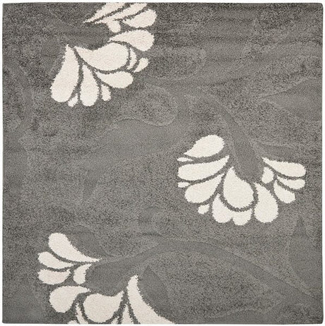 Safavieh Florida Shag Sg459 - 8013 Grey / Beige Rugs - Safavieh - sg459 - 8013 - 7sq