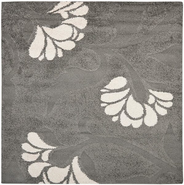 Safavieh Florida Shag Sg459 - 8013 Grey / Beige Rugs - Safavieh - sg459 - 8013 - 7sq