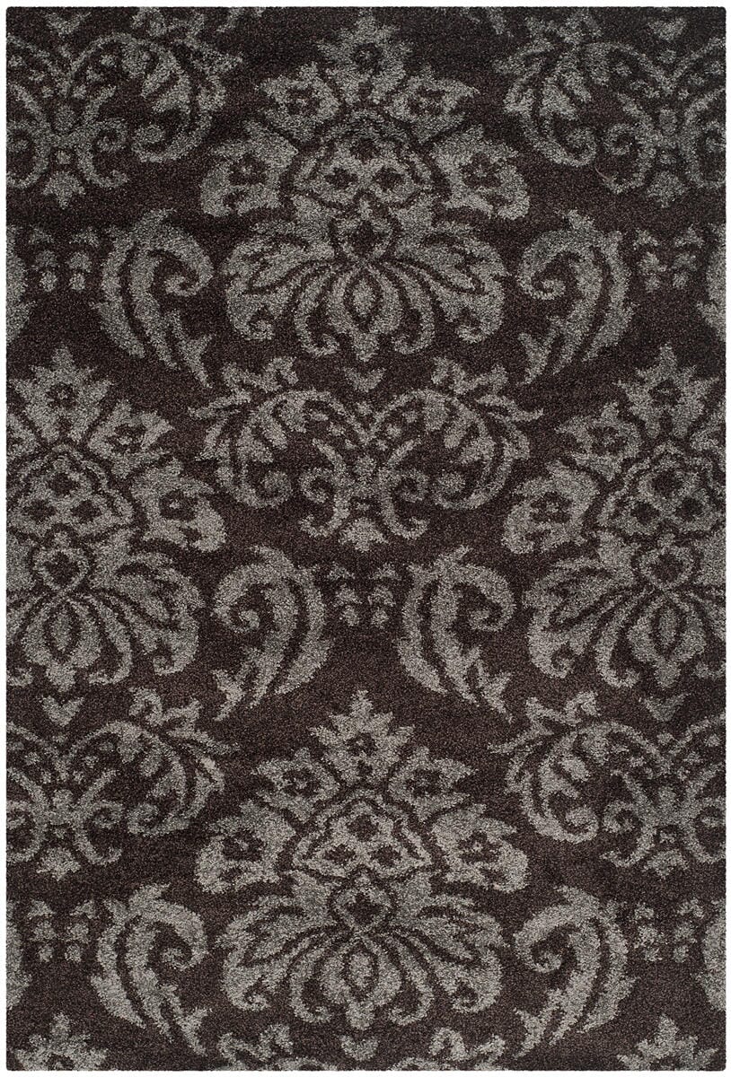 Safavieh Florida Shag Sg460 - 2879 Dark Brown / Smoke Rugs - Safavieh - sg460 - 2879 - 3
