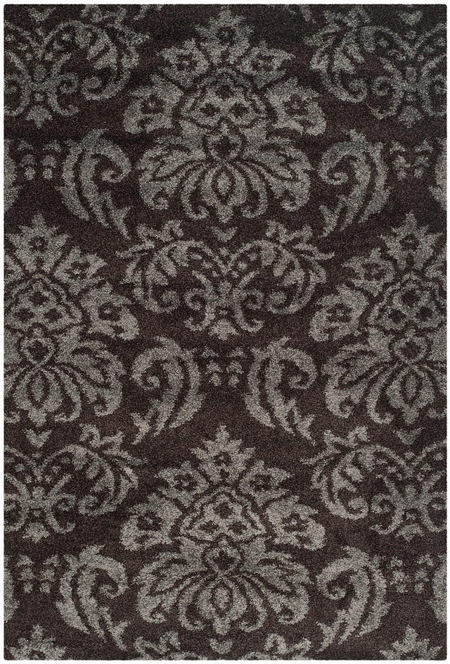 Safavieh Florida Shag Sg460 - 2879 Dark Brown / Smoke Rugs - Safavieh - sg460 - 2879 - 3