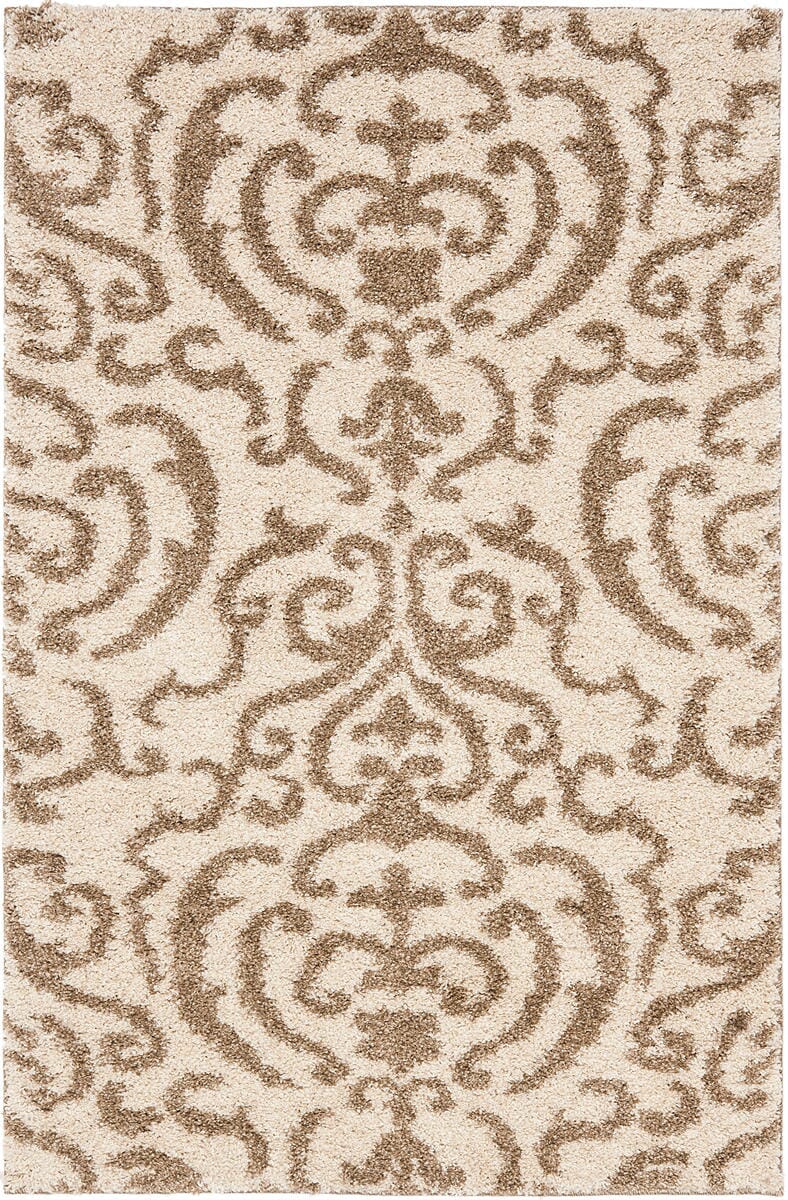 Safavieh Florida Shag Sg462 - 1113 Cream / Beige Rugs - Safavieh - sg462 - 1113 - 4r