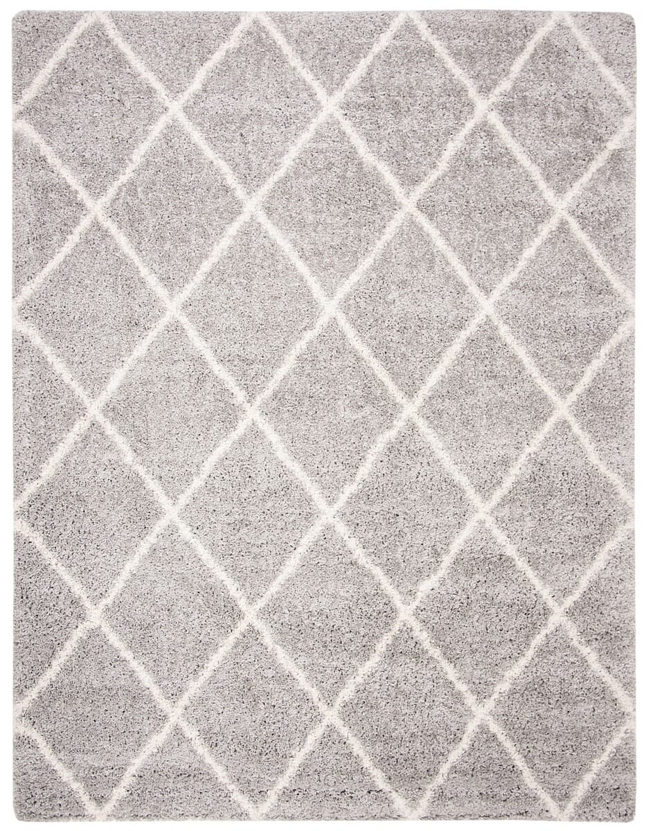 Safavieh Fontana Shag Fnt815G Grey / Cream Rugs - Safavieh - fnt815g - 7r