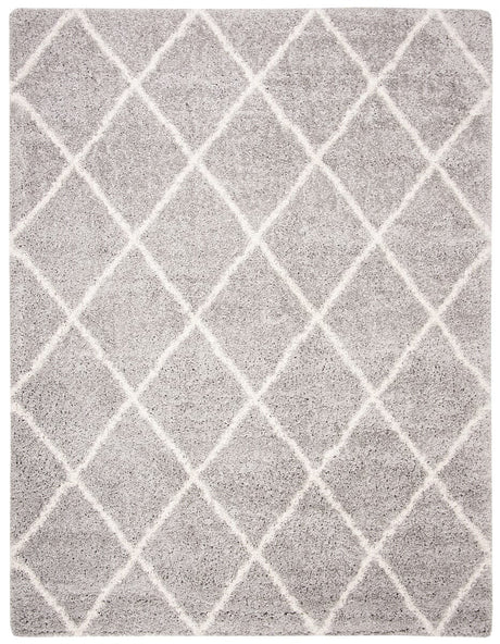 Safavieh Fontana Shag Fnt815G Grey / Cream Rugs - Safavieh - fnt815g - 7r