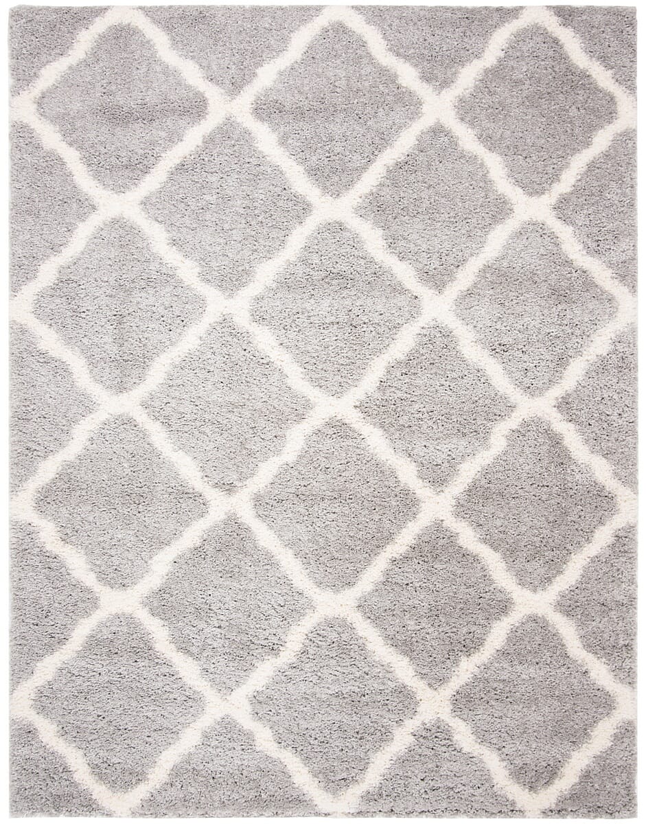 Safavieh Fontana Shag Fnt821G Grey / Cream Rugs - Safavieh - fnt821g - 7r
