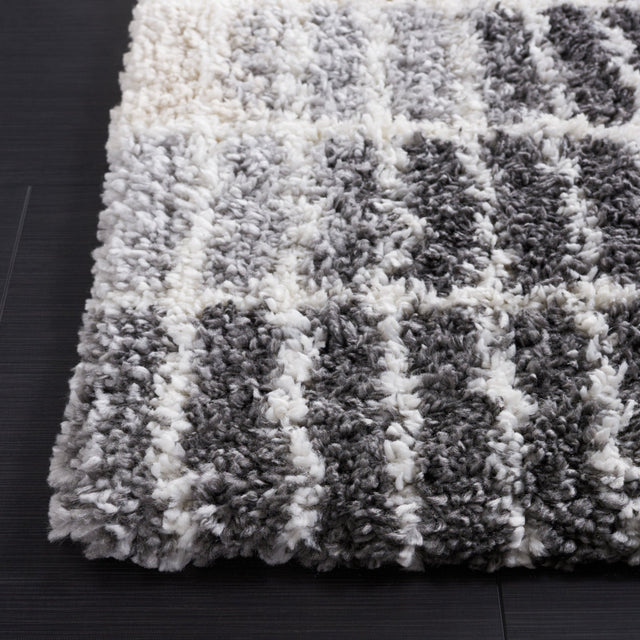 Safavieh Fontana Shag Fnt823A Ivory/Grey Rug - Safavieh - fnt823a - 4