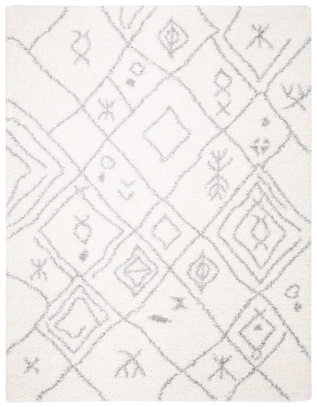 Safavieh Fontana Shag Fnt836A Cream / Grey Rugs - Safavieh - fnt836a - 7r