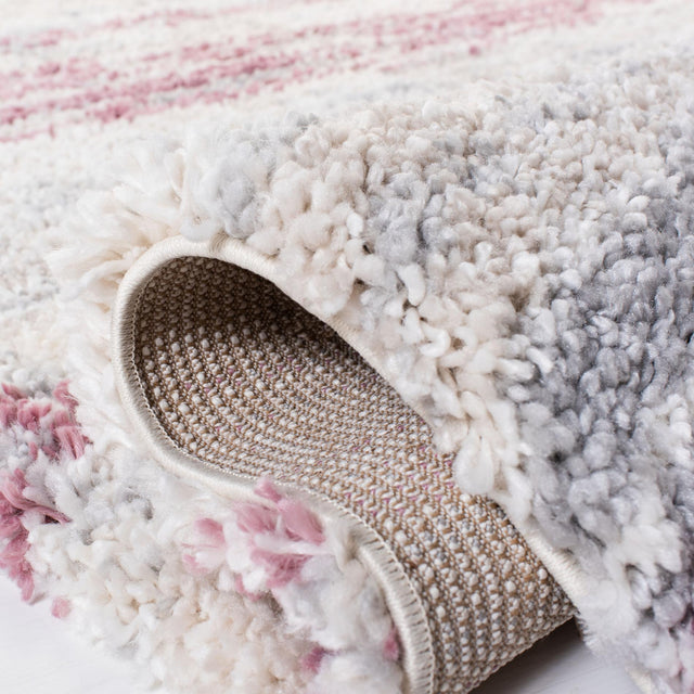 Safavieh Fontana Shag Fnt842B Ivory/Pink Rugs - Safavieh - fnt842b - 7r