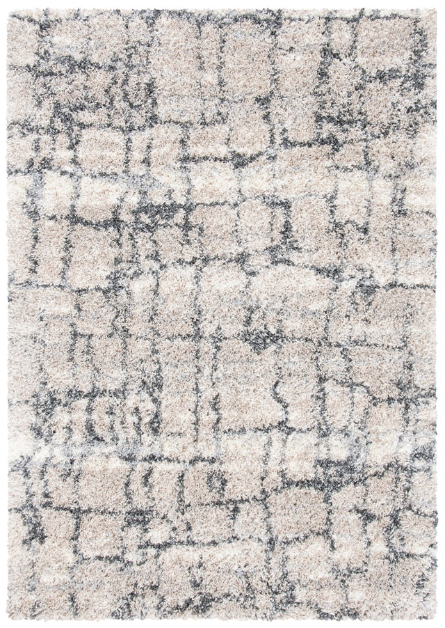Safavieh Fontana Shag Fnt851A Ivory/Grey Rugs - Safavieh - fnt851a - 3
