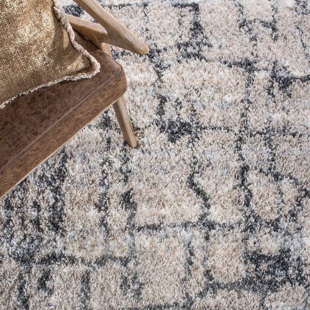 Safavieh Fontana Shag Fnt851A Ivory/Grey Rugs - Safavieh - fnt851a - 7r