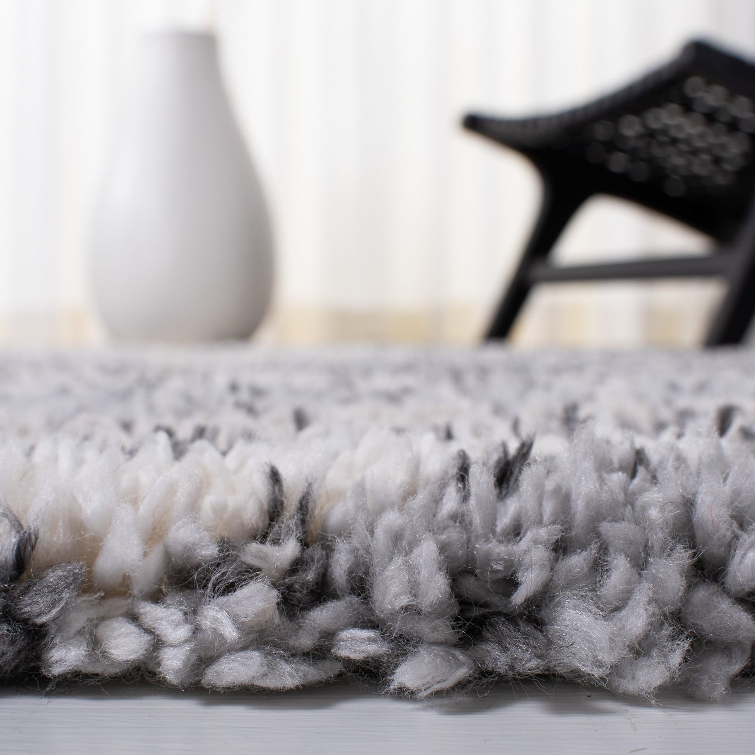 Safavieh Fontana Shag Fnt865F Grey/Ivory Rugs - Safavieh - fnt865f - 7r
