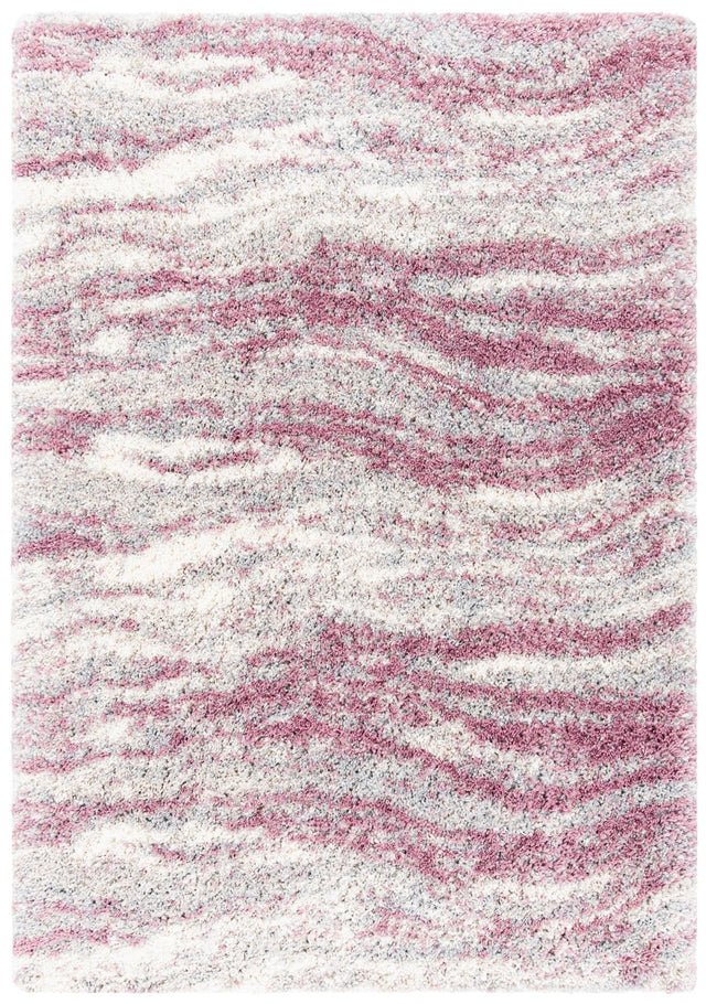 Safavieh Fontana Shag Fnt875U Pink/Grey Rugs - Safavieh - fnt875u - 4