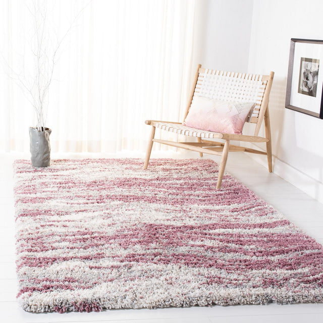 Safavieh Fontana Shag Fnt875U Pink/Grey Rugs - Safavieh - fnt875u - 4