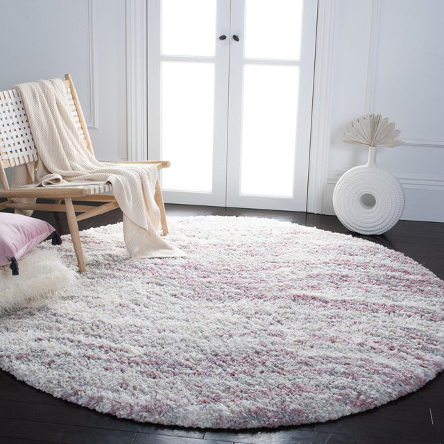 Safavieh Fontana Shag Fnt875U Pink/Grey Rugs - Safavieh - fnt875u - 7r
