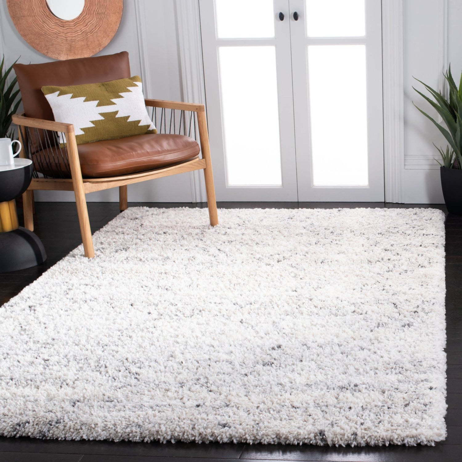 Safavieh Fontana Shag Fnt881A Ivory/Grey Rugs - Safavieh - fnt881a - 4