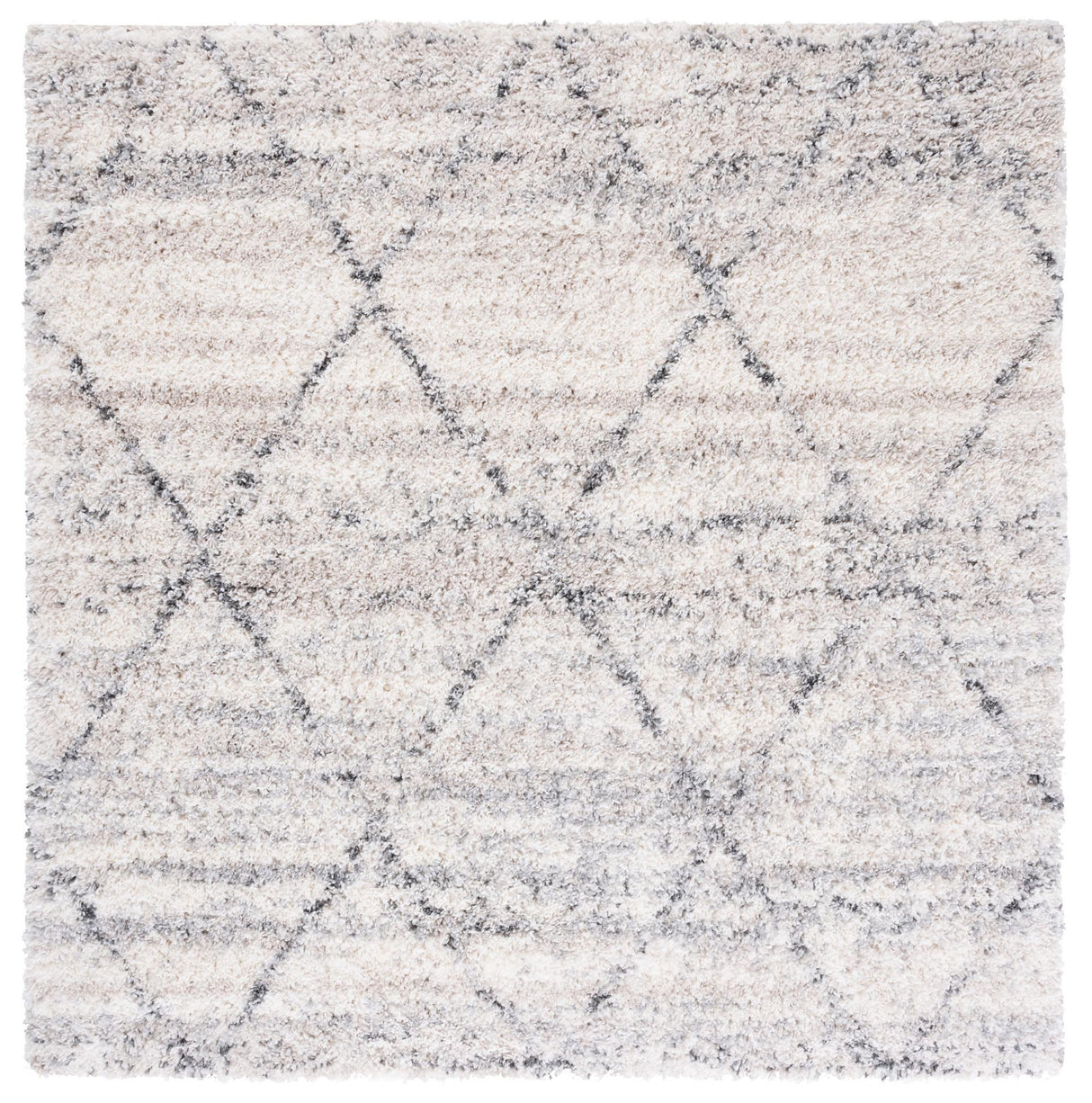 Safavieh Fontana Shag Fnt886F Grey/Ivory Rugs - Safavieh - fnt886f - 7sq