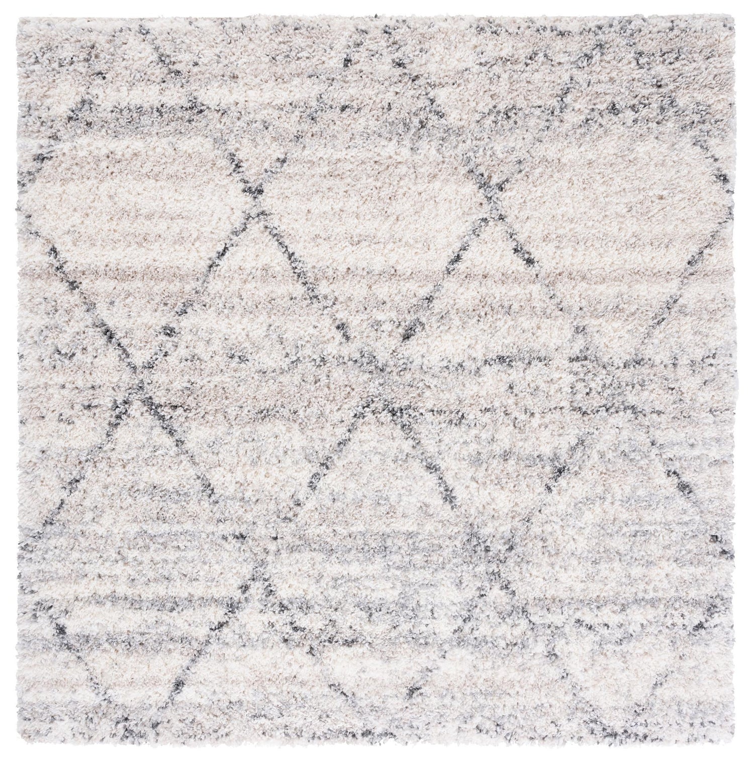 Safavieh Fontana Shag Fnt886F Grey/Ivory Rugs - Safavieh - fnt886f - 7sq