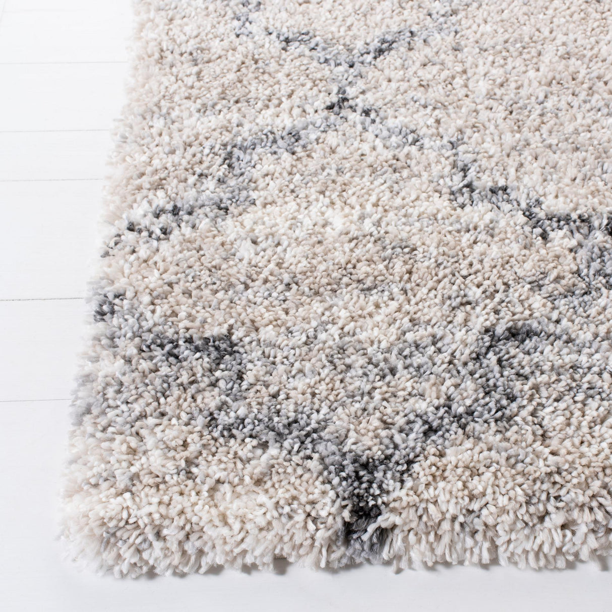 Safavieh Fontana Shag Fnt888F Grey/Ivory Rugs - Safavieh - fnt888f - 7r