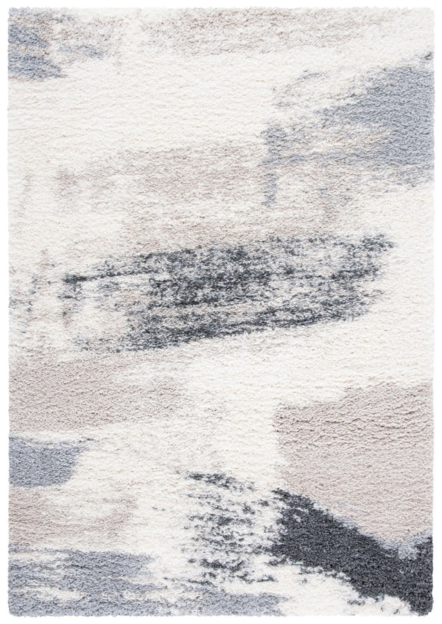 Safavieh Fontana Shag Fnt892A Ivory/Grey Rugs - Safavieh - fnt892a - 4