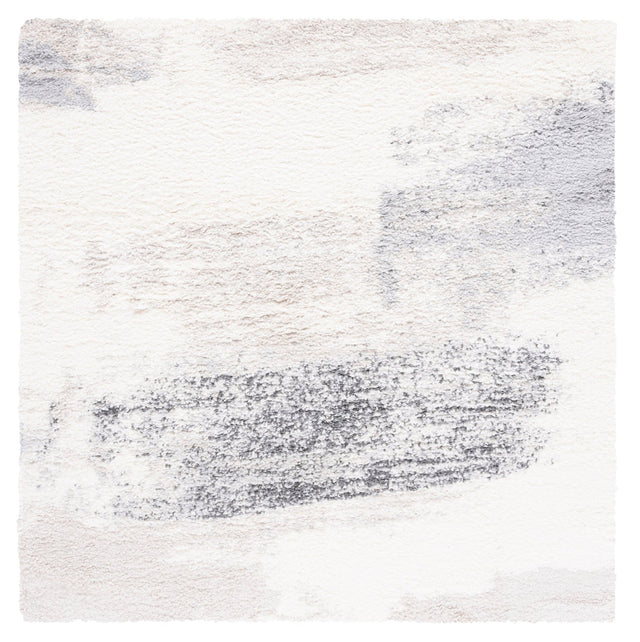 Safavieh Fontana Shag Fnt892A Ivory/Grey Rugs - Safavieh - fnt892a - 7sq