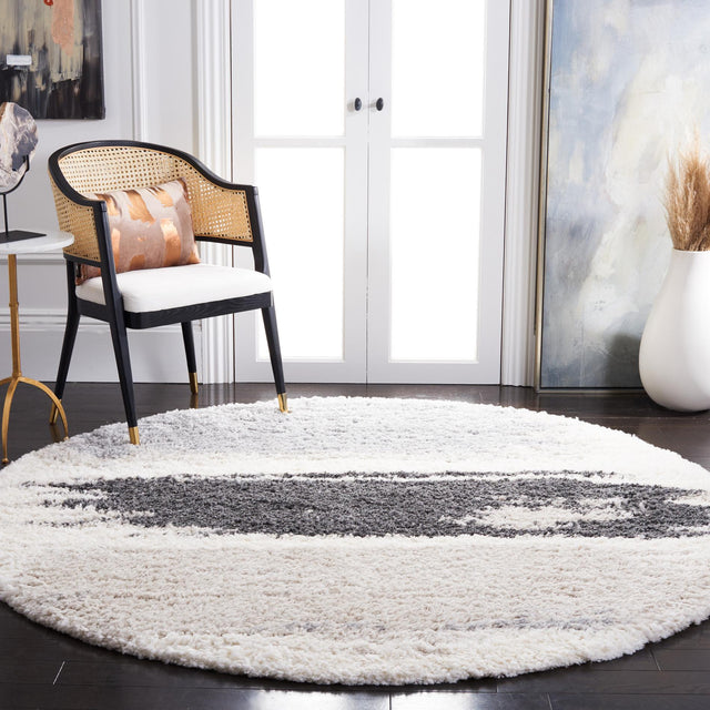 Safavieh Fontana Shag Fnt898F Grey/Ivory Rug - Safavieh - fnt898f - 3sq