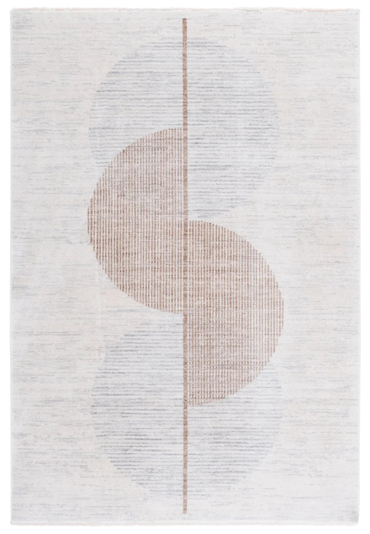 Safavieh Forum 500 5'-0" x 7'-0" Rug in Ivory / Grey Brown